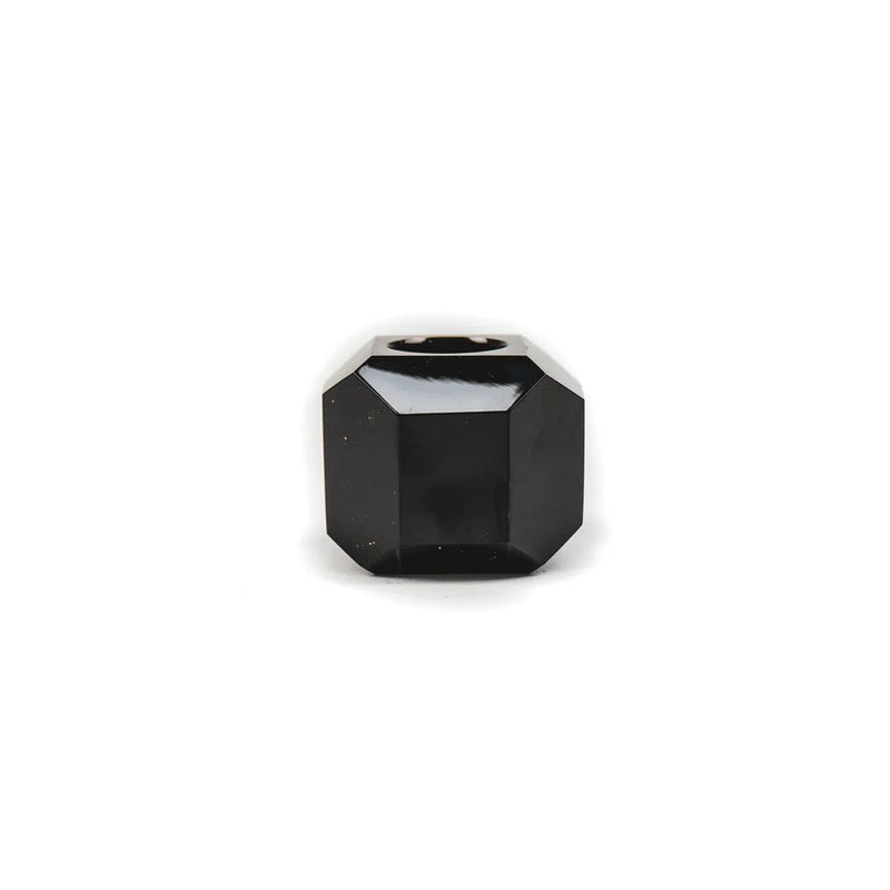 Kristallen kandelaar - 5x5x5cm- Black