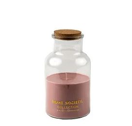 Candle jar roze kaars