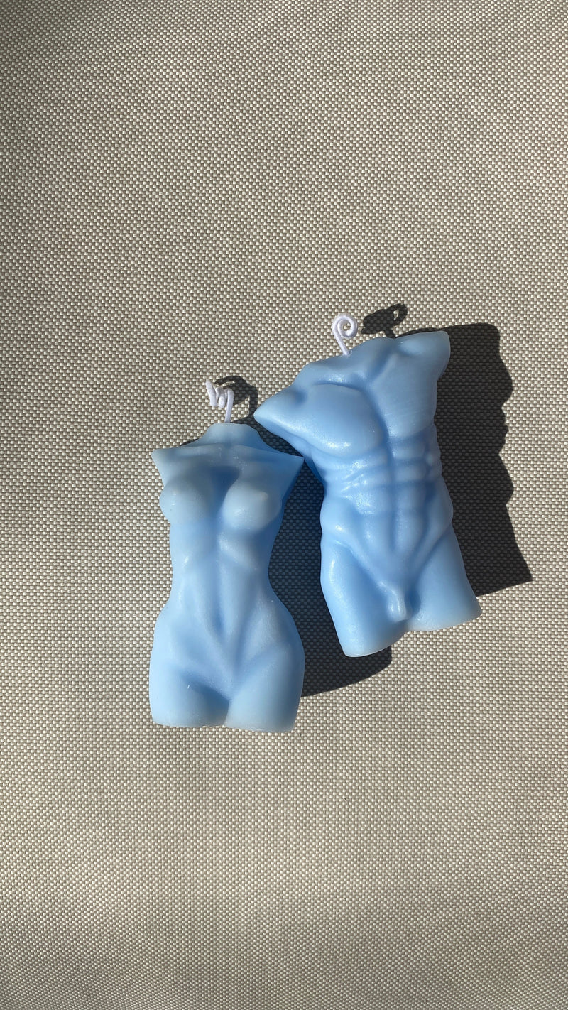 mannelijk torso Baby Blue